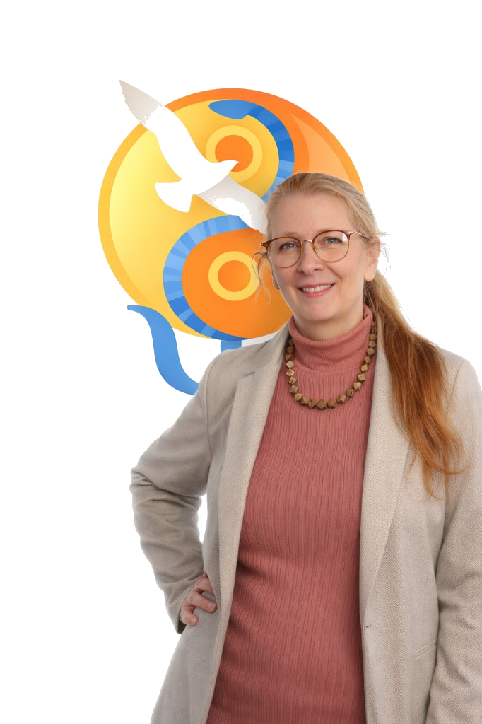 Porträt von Dipl.-Psych. Ushy Handl, systemische Therapeutin und Heilpraktikerin für Psychotherapie in Berlin-Wilmersdorf; freundlich in die Kamera blickend.